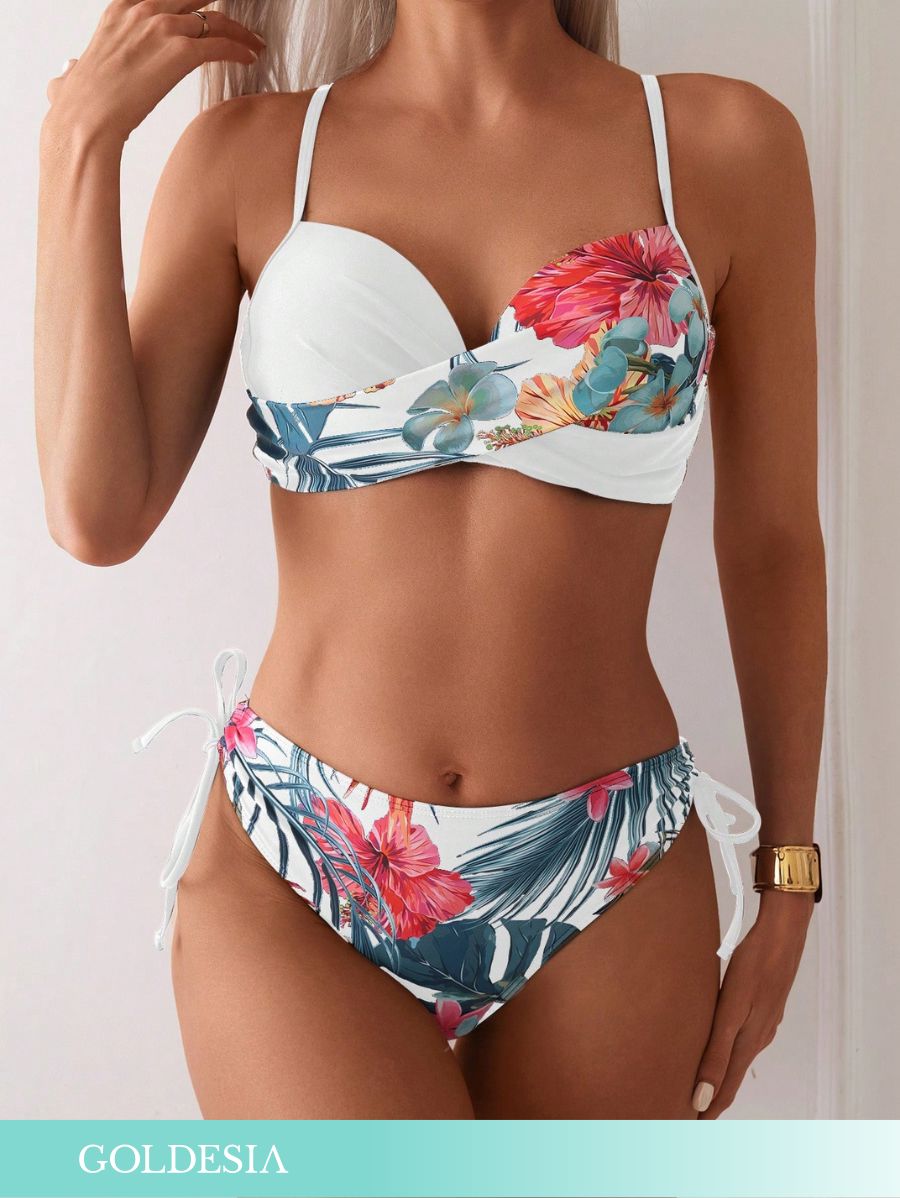 BIKINI PUSH UP CON ESTAMPADO FLORAL Bikini 05 Goldesia S