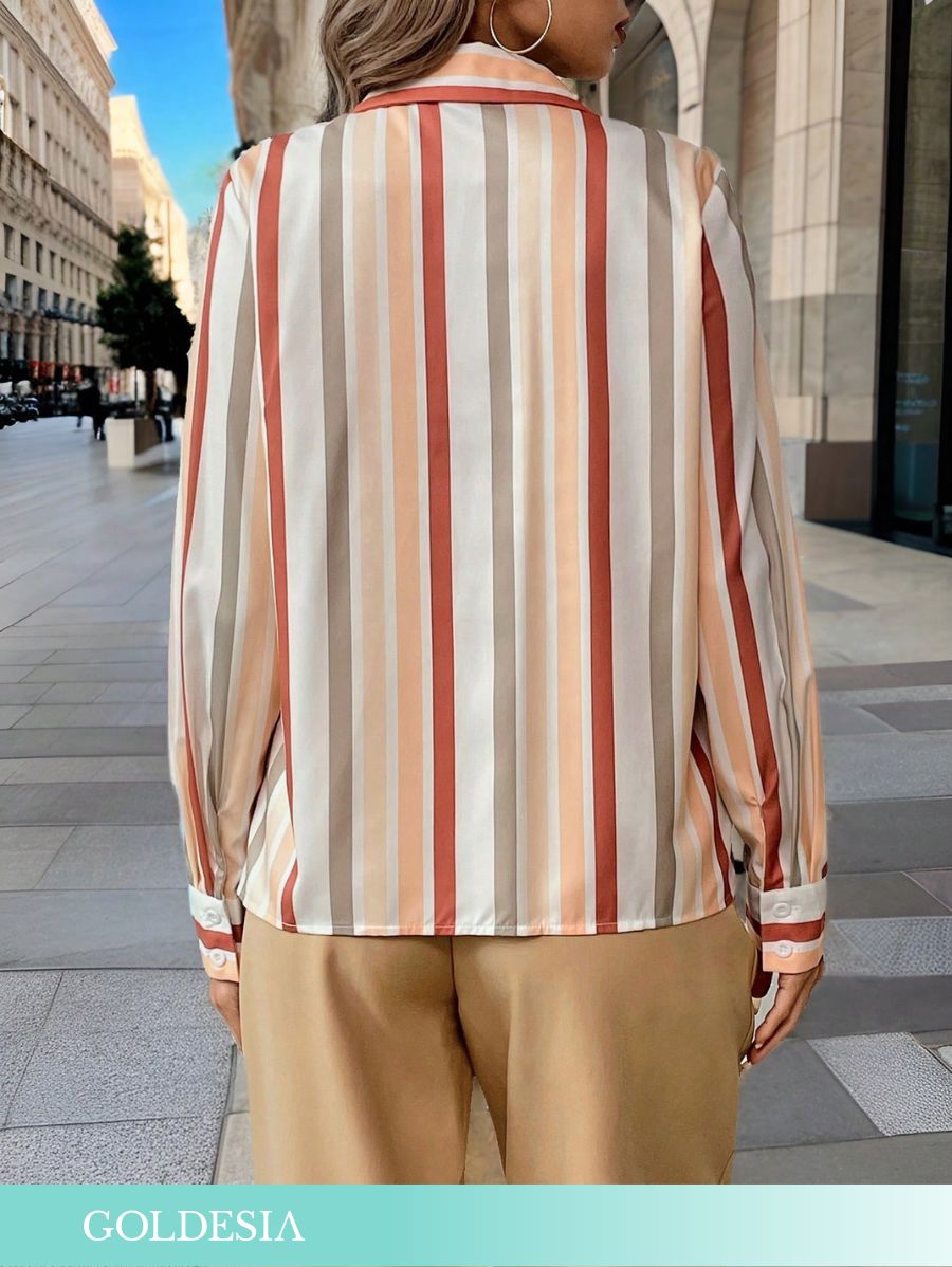 CAMISA A RAYAS DE COLORES Camisa 05 Goldesia