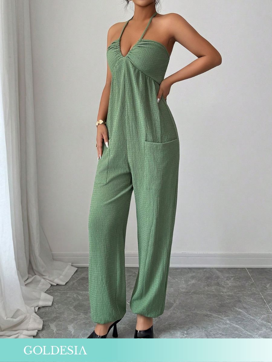 ENTERITO CON BOLSILLOS Y TIRANTES Enterito 01 Goldesia