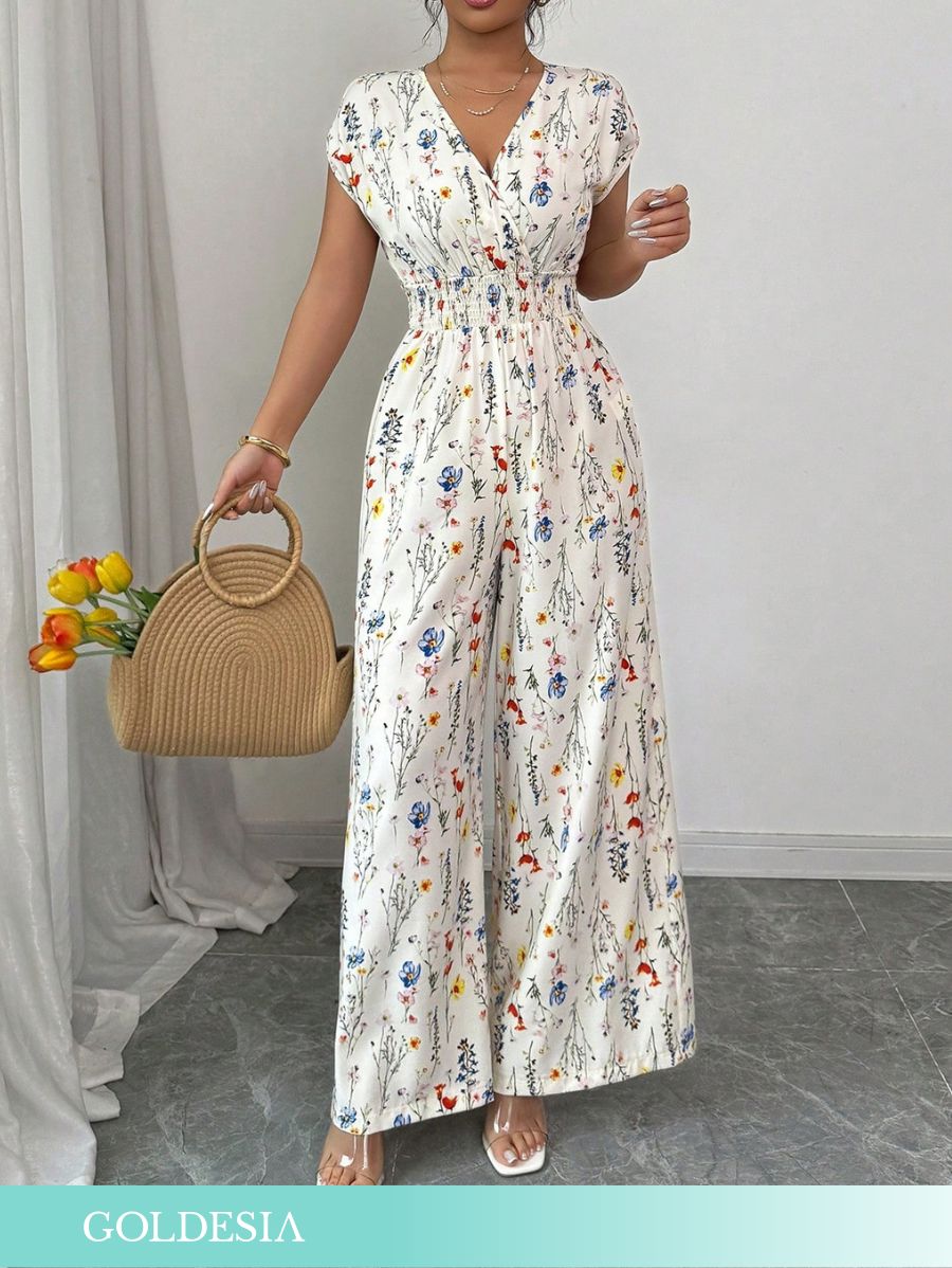 ENTERITO CON ESTAMPADO FLORAL Enterito 15 Goldesia Beige S