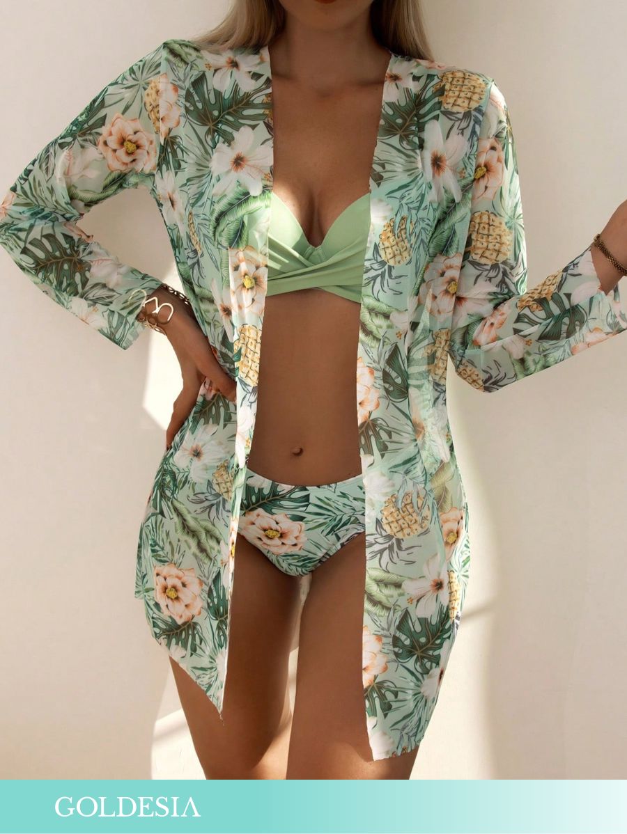 BIKINI DE TRES PIEZAS TROPICAL Bikini 50 Goldesia 