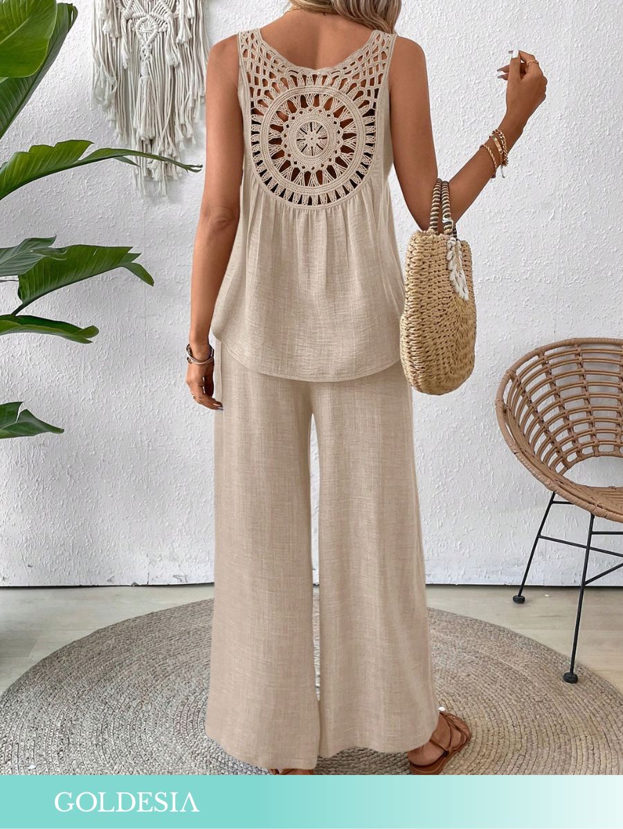 CONJUNTO CON DETALLE EN ESPALDA Conjunto 16 Goldesia 